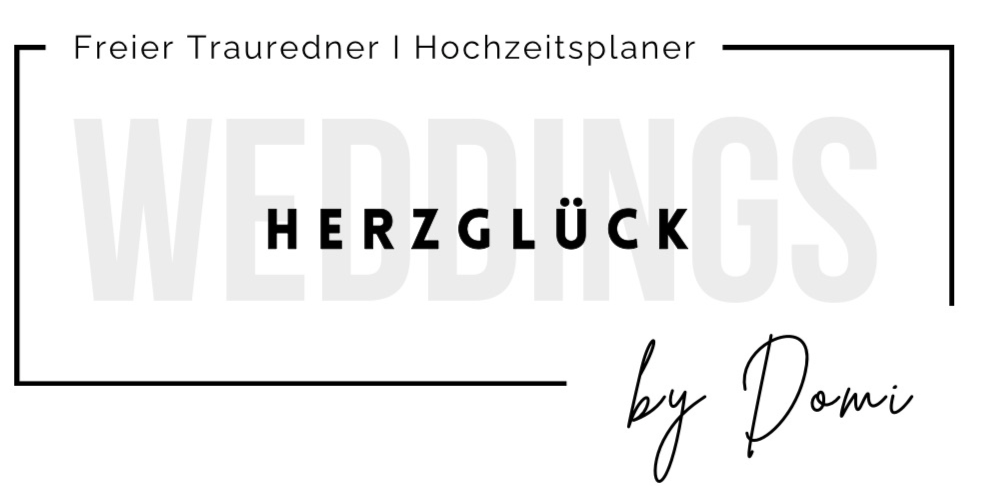 Logo Herzglück by Domi — Hochzeiten — Bad Kissingen